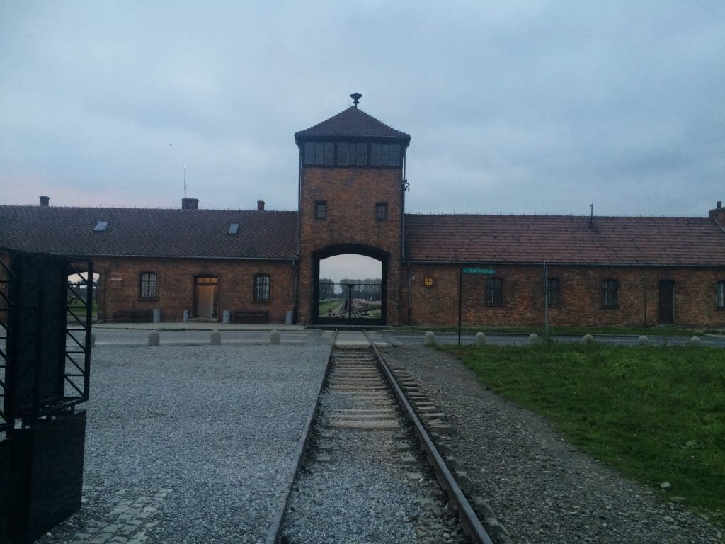 Train into Auschwitz
