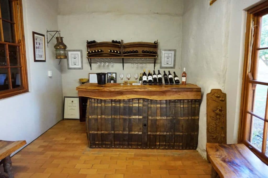 wine tasting room