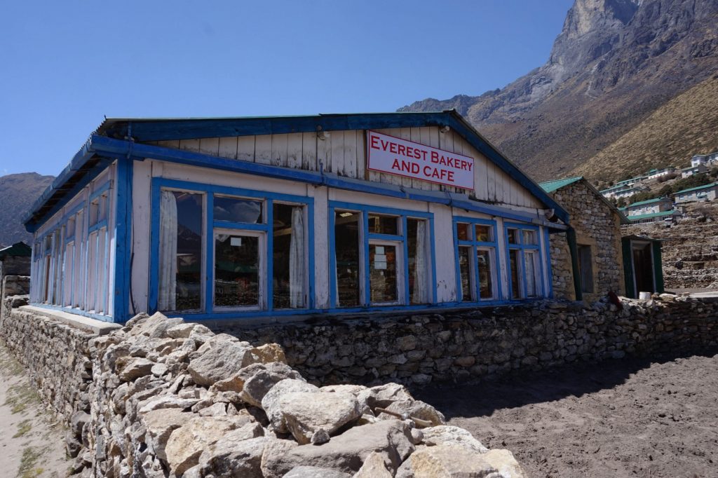 bakery on the way to Mount Everest