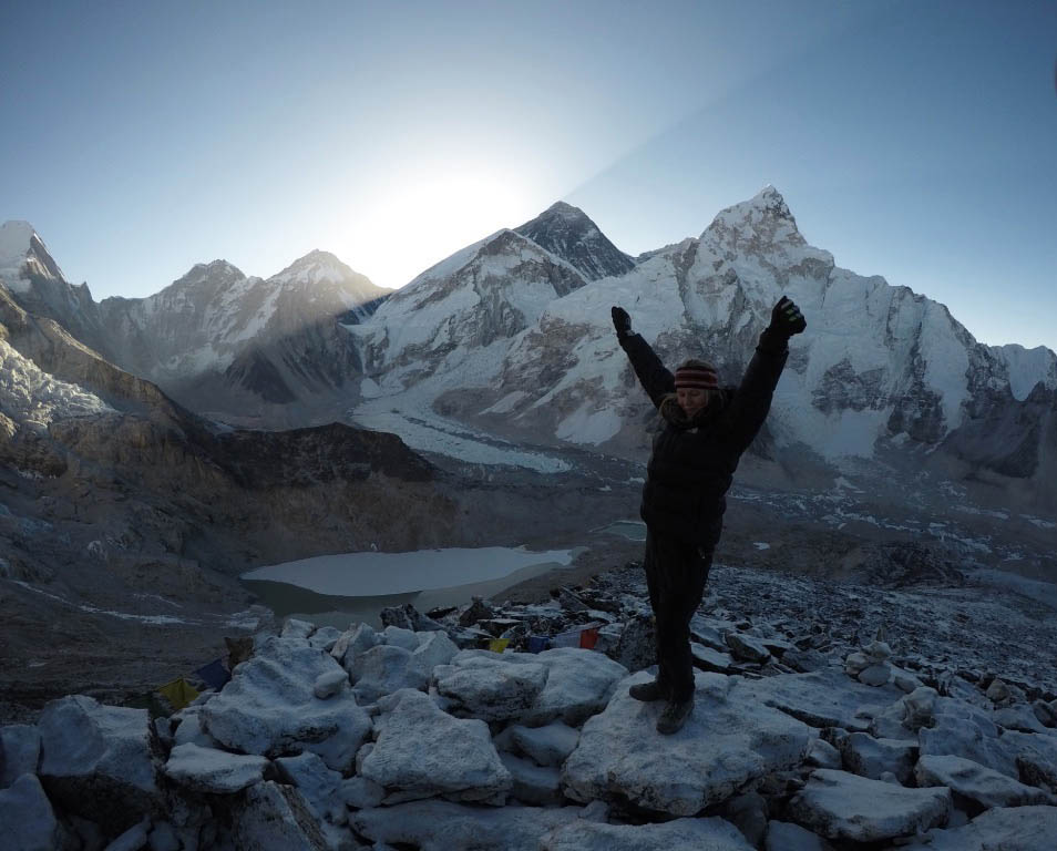 sunrising left from Everest